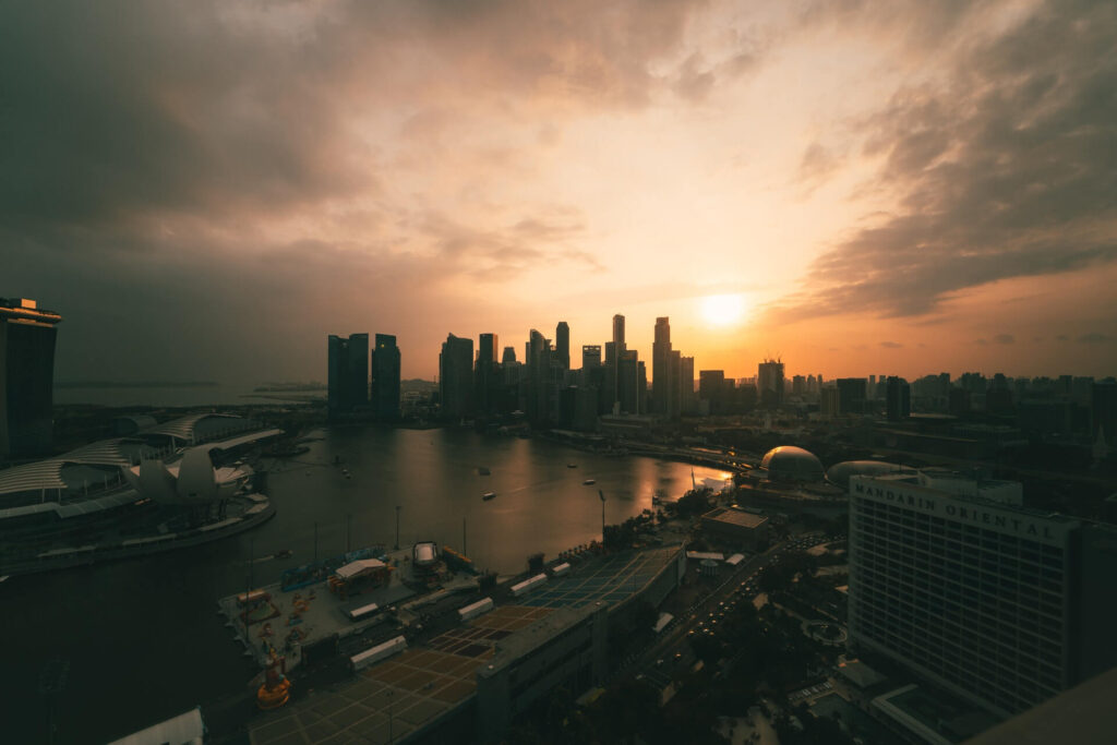 Tiny singapore sunset tva